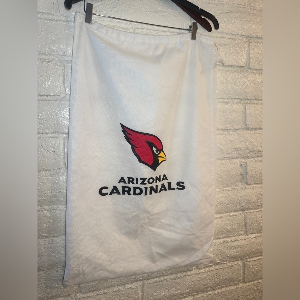 Vintage Arizona Cardinals White Drawstring Ball Bag